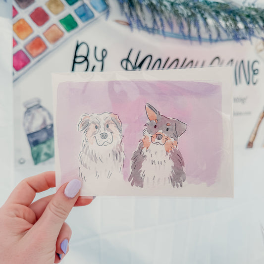 LIVE Watercolor Portraits