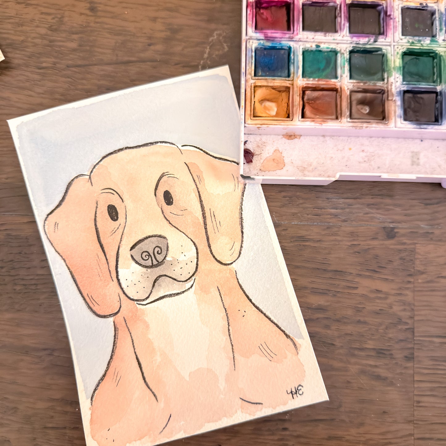 LIVE Watercolor Portraits