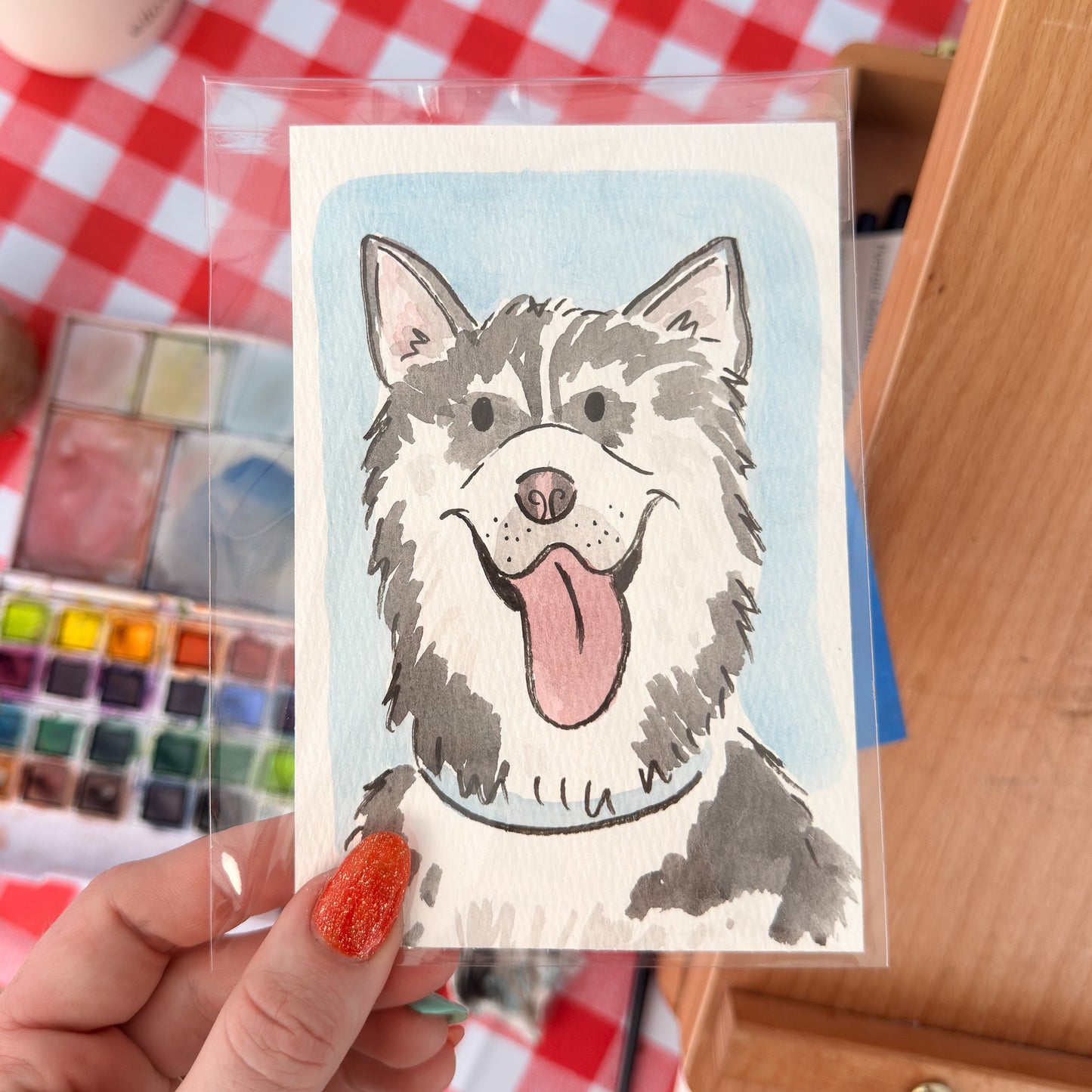 LIVE Watercolor Portraits