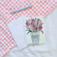 "Blake's Tulips" 5x7 BLANK Greeting Card / Fine Art Print