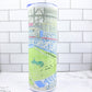 "Ford Field" 20z Metal Skinny Tumbler w/ Metal Straw